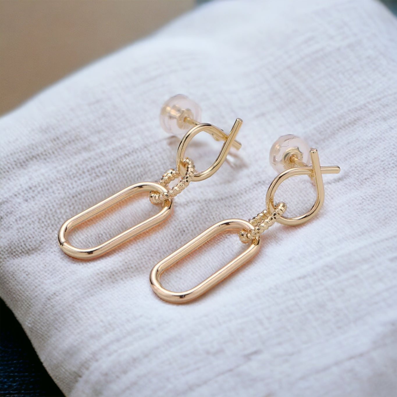 Mirella Chain Link Earrings-Mialla Jewelry