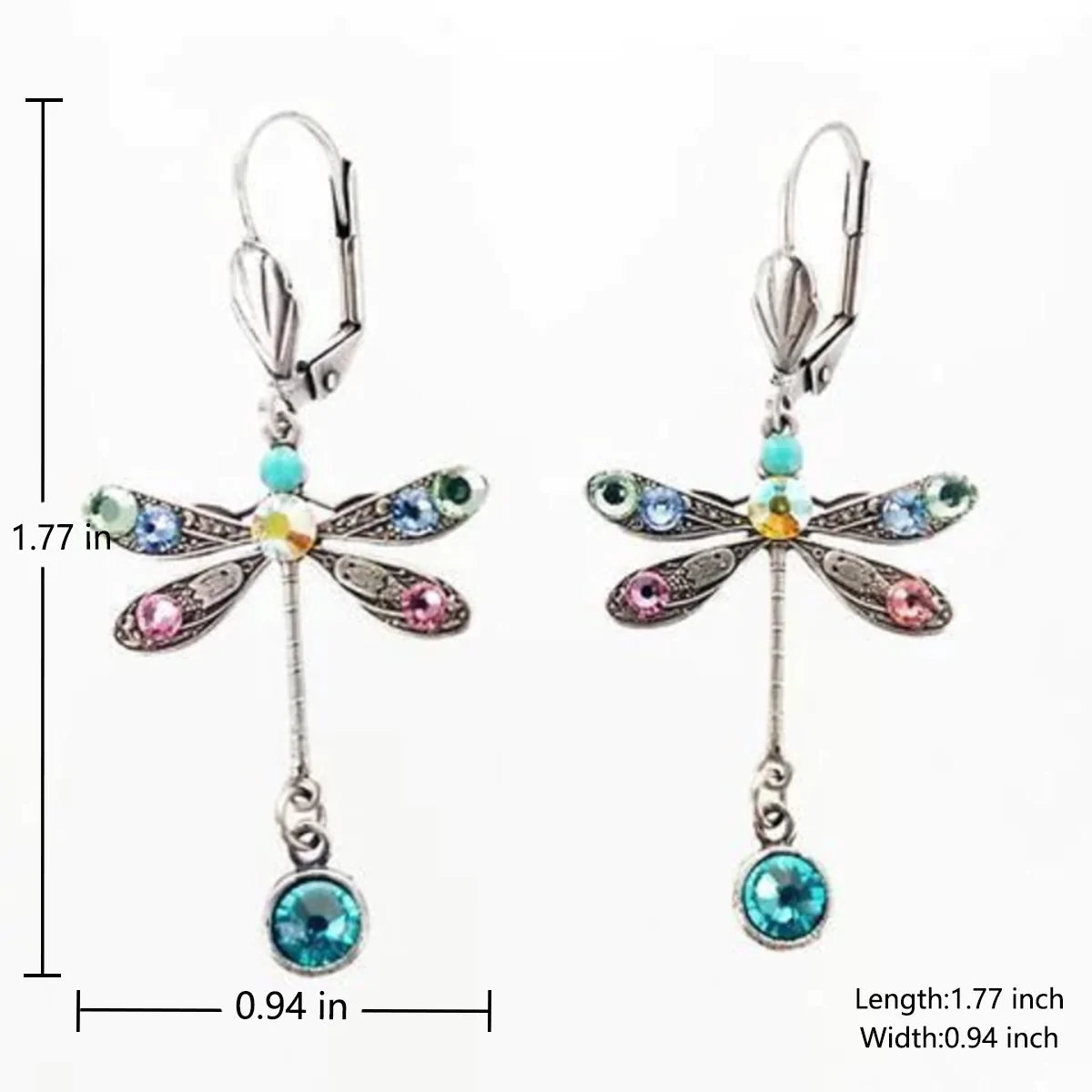 Elegant Carved Dragonfly Earrings-Mialla Jewelry