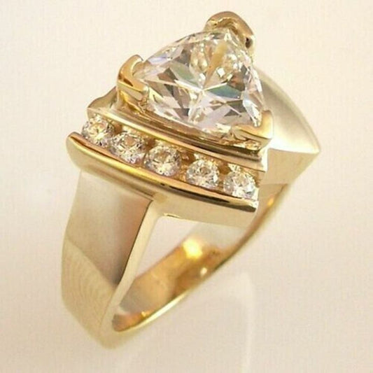 Vintage Diamond Golden Ring-Mialla Jewelry