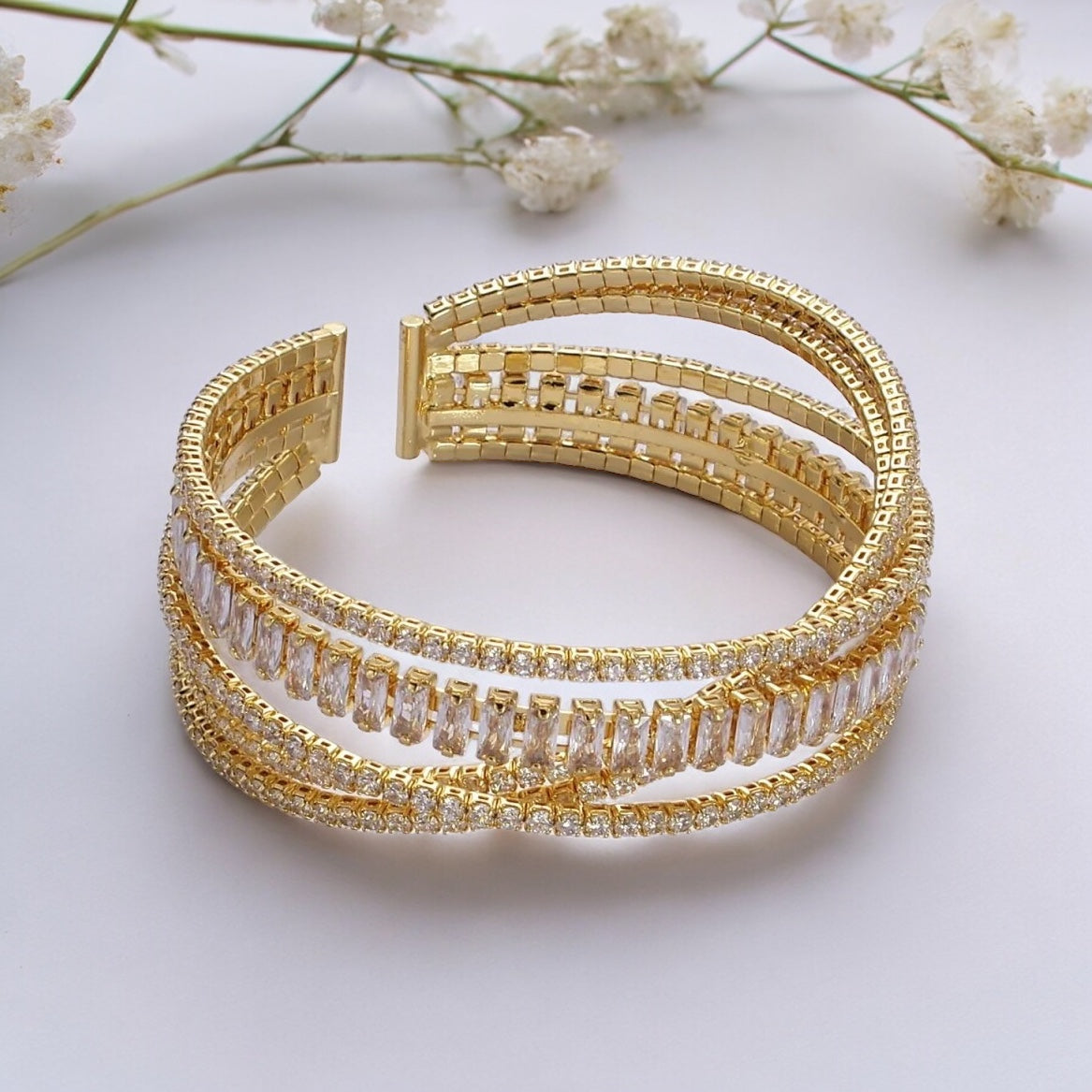 Ginevera Bracelet Cuff-Mialla Jewelry