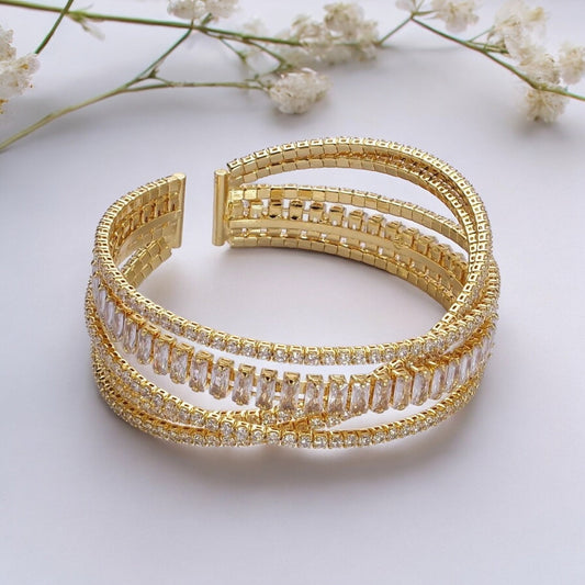 Ginevera Bracelet Cuff-Mialla Jewelry
