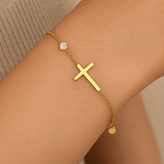 Spiritual Charm Gold Bracelet-Mialla Jewelry