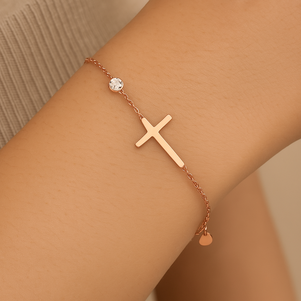 Rose Gold Spiritual Bracelet-Mialla Jewelry
