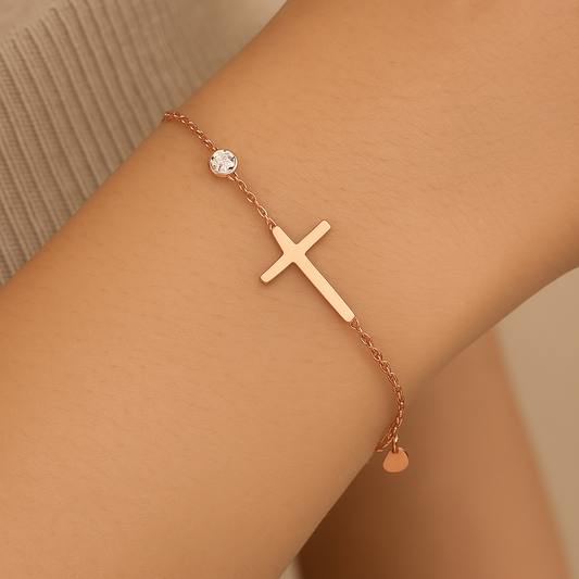 Rose Gold Spiritual Bracelet-Mialla Jewelry
