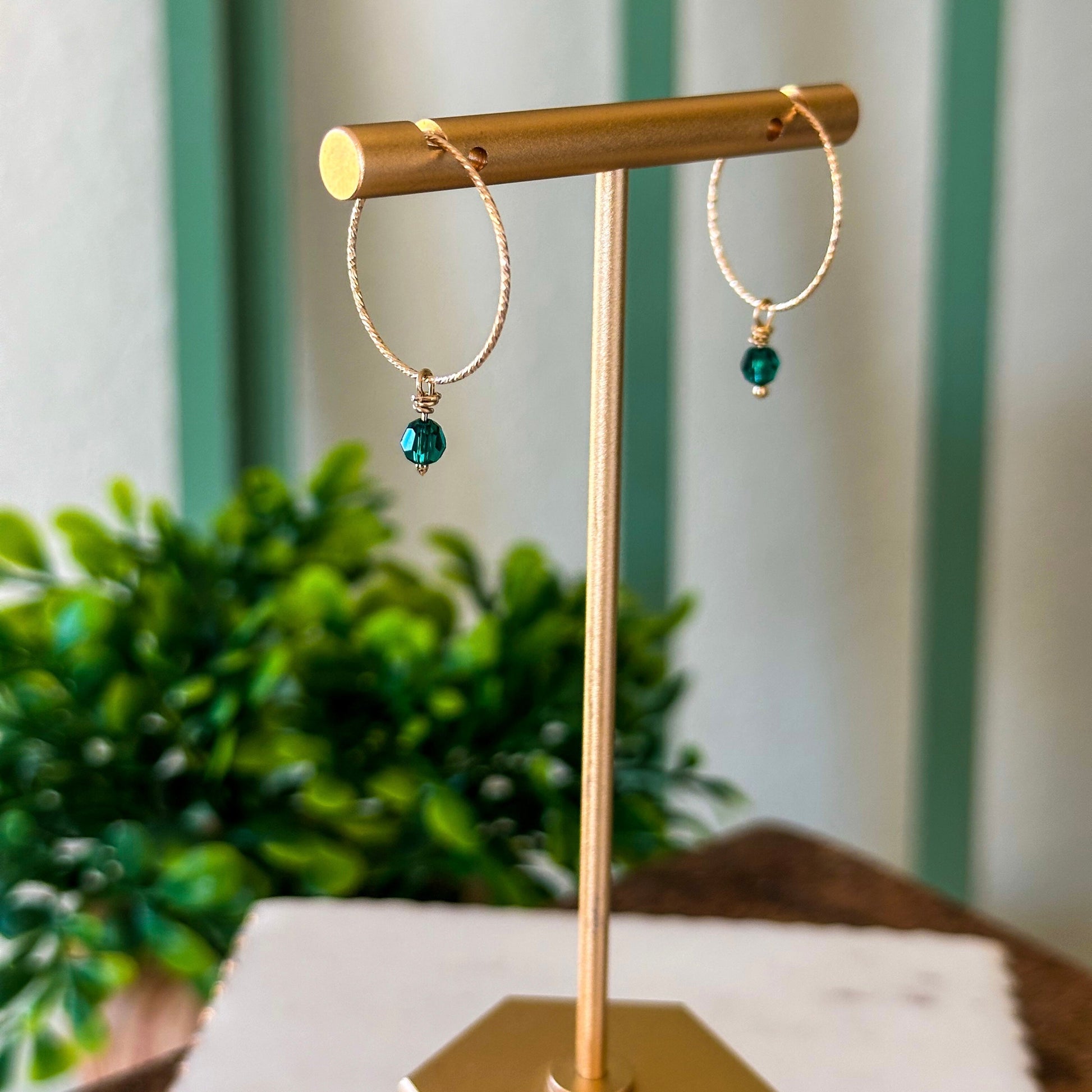 Oria Mini Sparkle Hoop Earrings-Mialla Jewelry