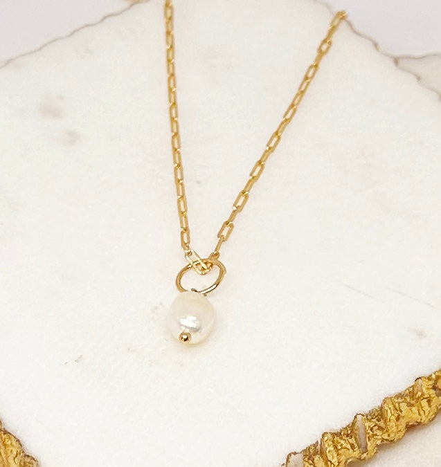 Oriana Pearl Necklace-Mialla Jewelry