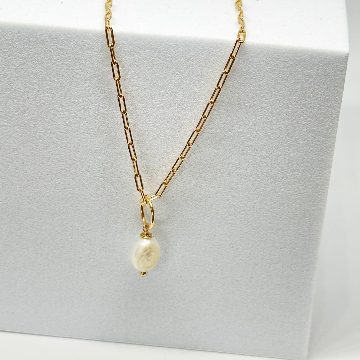 Oriana Pearl Necklace-Mialla Jewelry