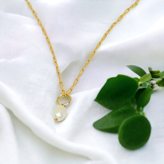Oriana Pearl Necklace-Mialla Jewelry