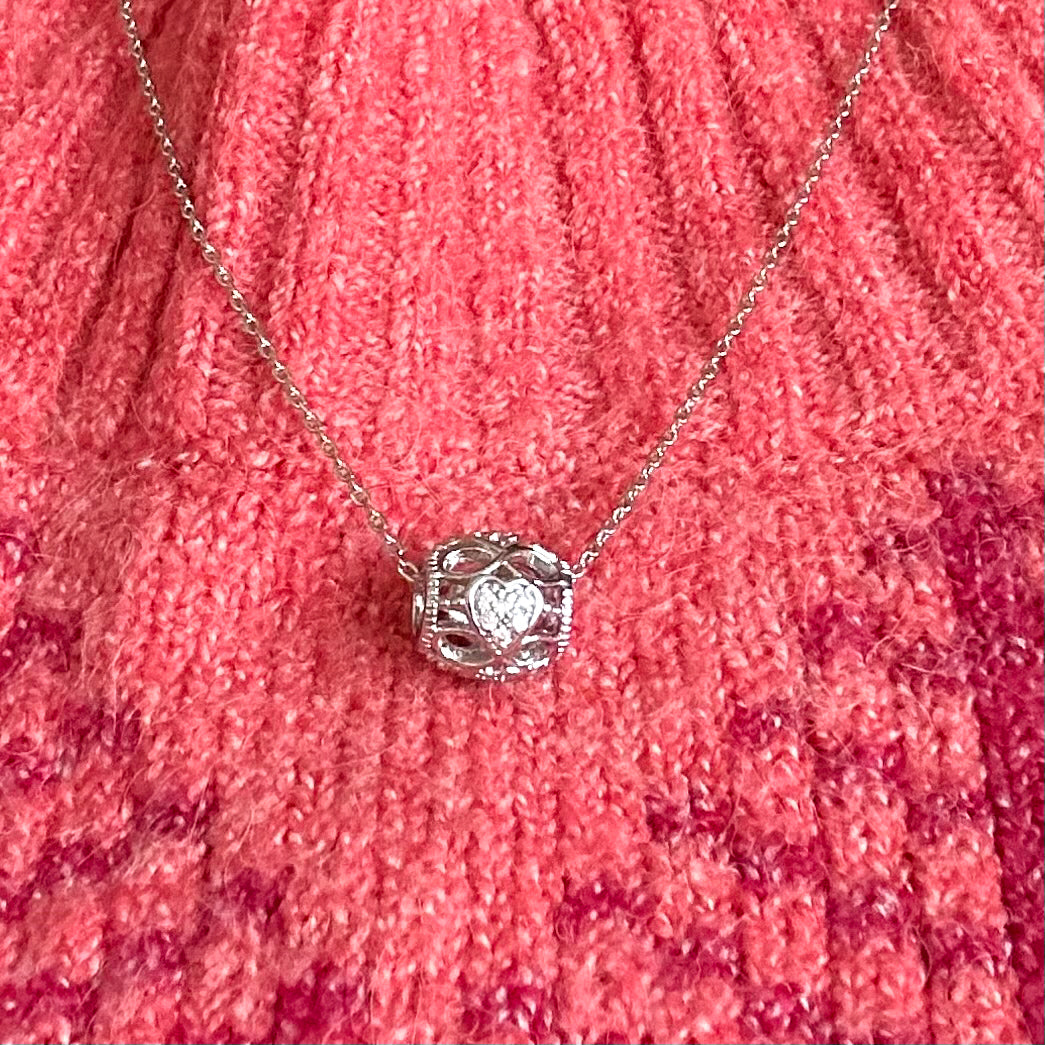 Karissa Infinity Heart Necklace-Mialla Jewelry