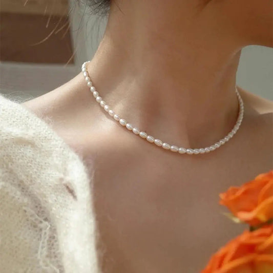 Elegant Pearl Necklace-Mialla Jewelry