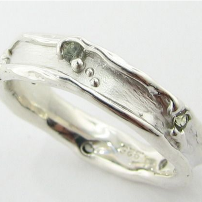 Vintage Silver Forest Ring-Mialla Jewelry