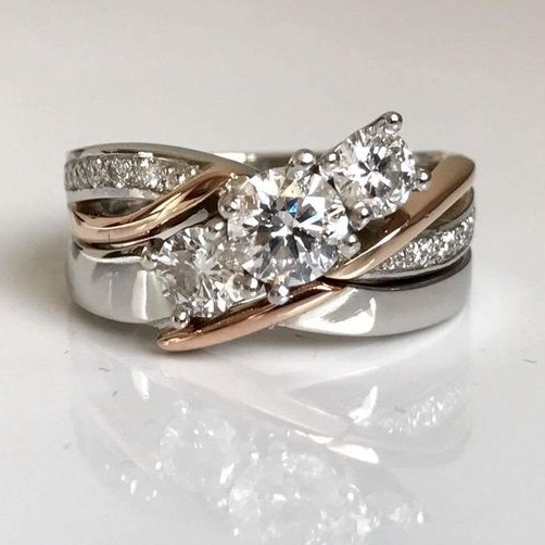 Vintage Treasures Zirconia Ring-Mialla Jewelry