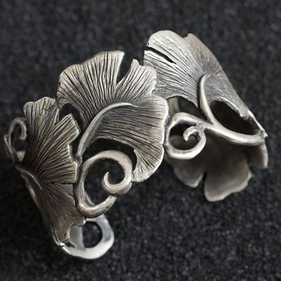 Vintage Silver Open Petal Ring-Mialla Jewelry