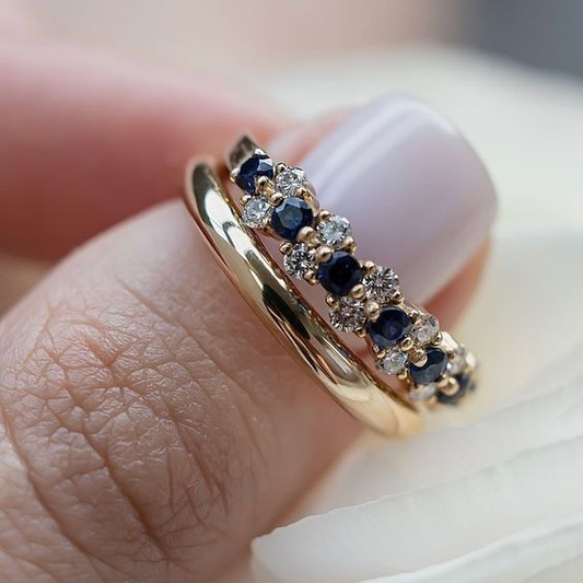Vintage Zirconia Elegant Ring-Mialla Jewelry