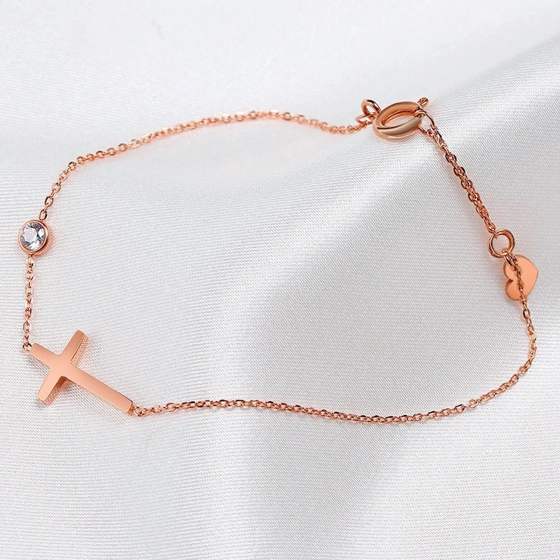Rose Gold Spiritual Bracelet-Mialla Jewelry