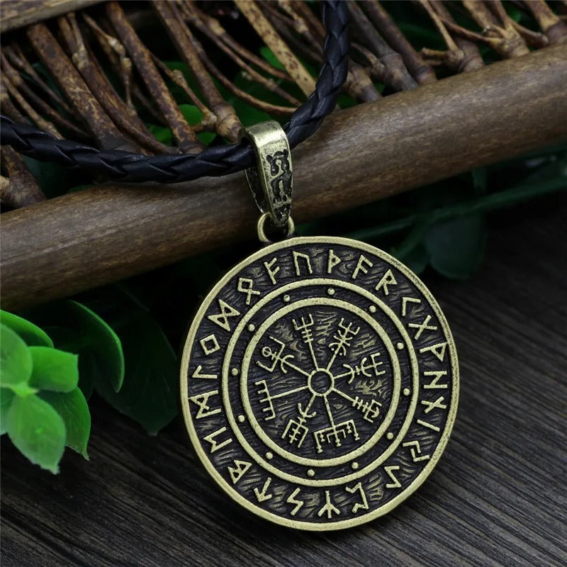 Runic Circle Viking Rune Necklace-Mialla Jewelry